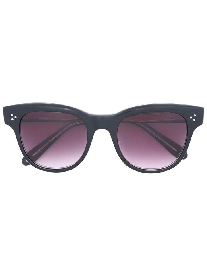 Garrett Leight Glco X Ulla Johnson Phaedra Sunglasses - Black