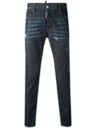 Dsquared2 - Distressed Slim Jeans - Men - Cotton/spandex/elastane - 46, Blue, Cotton/spandex/elastane