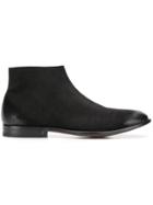 Alexander Mcqueen Almond Toe Ankle Boots - Black