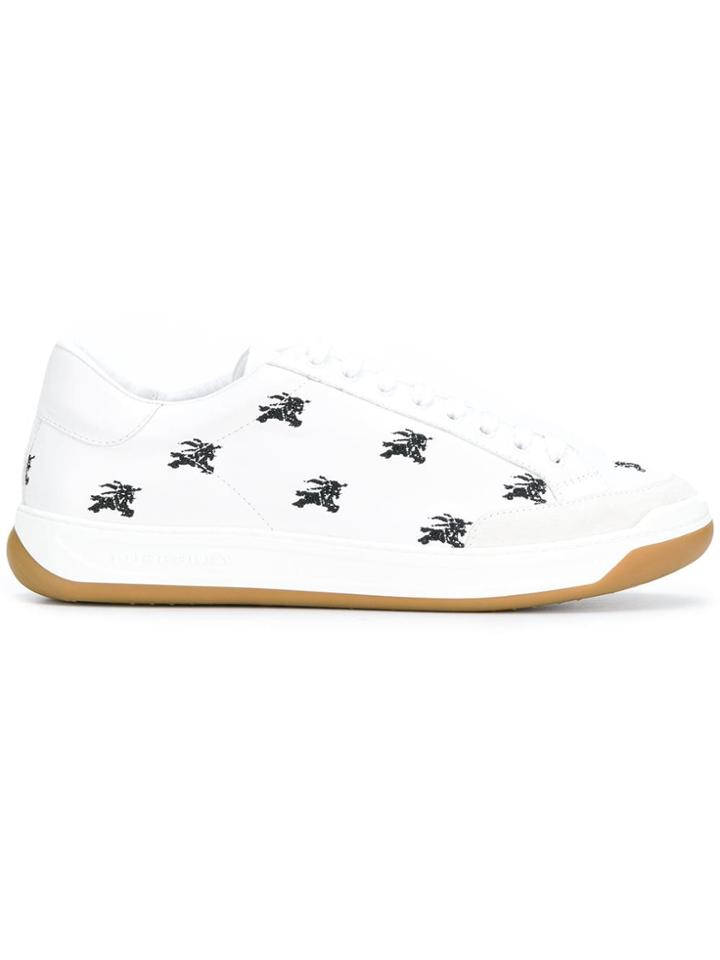 Burberry Brand Logo Low-top Sneakers - White