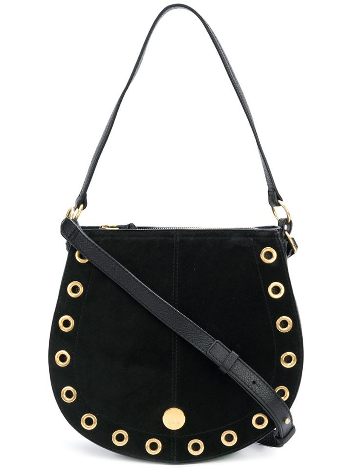See By Chloé Rivet Detail Saddle Bag - Black