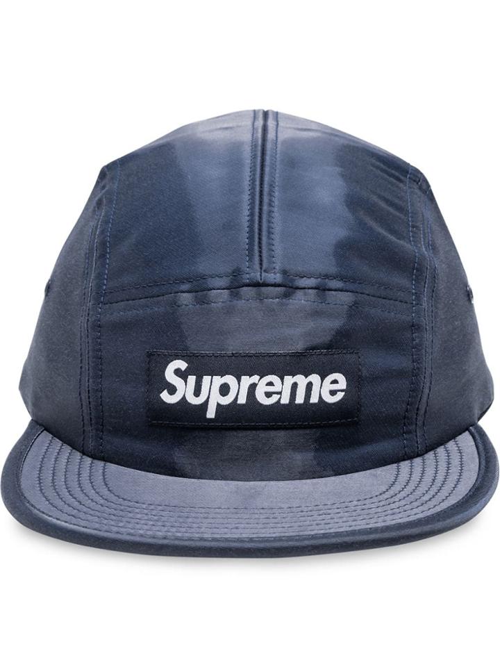 Supreme Liquid Silk Camp Cap - Blue