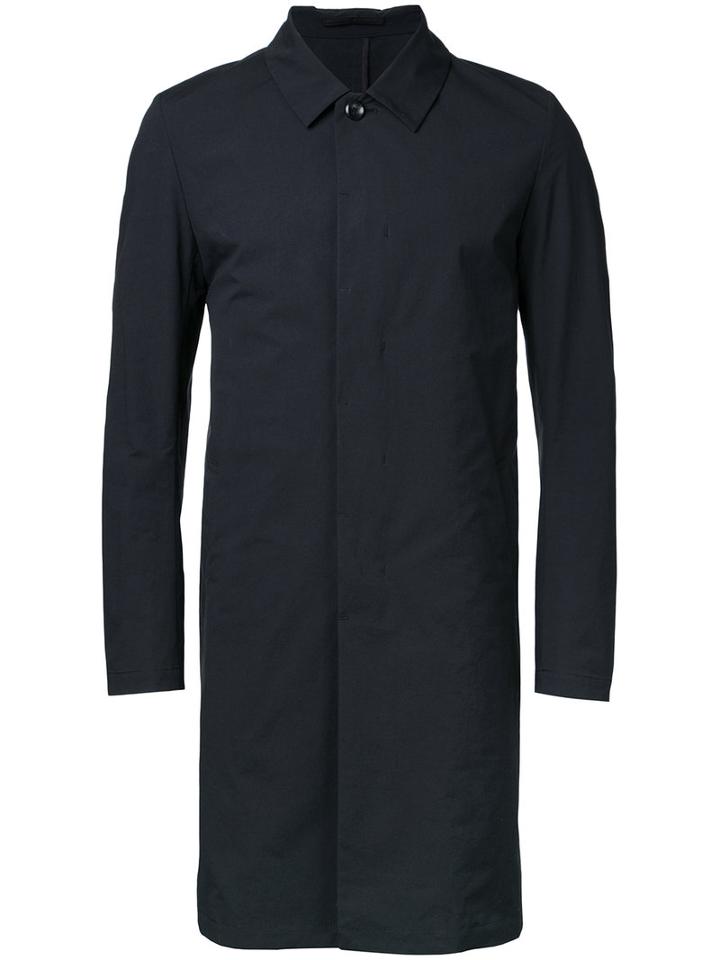 Attachment - Lightweight Classic Coat - Men - Cotton/nylon/polyurethane - 3, Black, Cotton/nylon/polyurethane