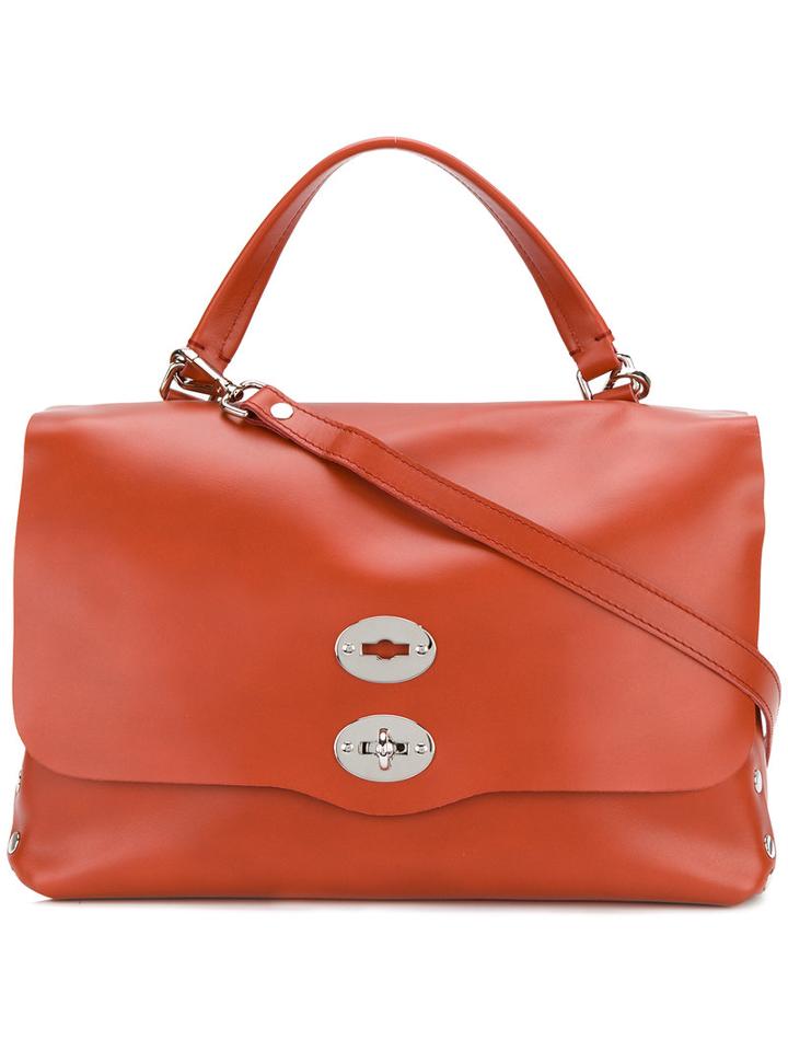 Zanellato - Studded Tote Bag - Women - Calf Leather - One Size, Yellow/orange, Calf Leather