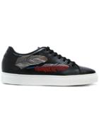 Paul Smith Feather Print Sneakers - Black