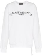 Mastermind Japan Skull Logo Print Sweatshirt - White