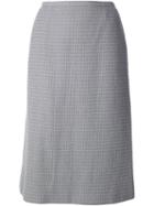 Chanel Vintage Bouclé Tweed Skirt, Women's, Size: 40, Grey