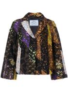 Prada Vintage 1990's Patchwork Jacket - Black