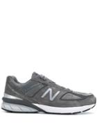 New Balance Logo Patch Low Top Sneakers - Grey