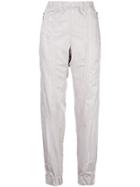 Marine Serre Striped Training Trousers - Grey