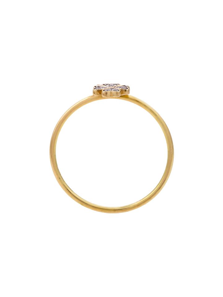 Loquet Four Leaf Clover Ring - Metallic