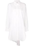 Y's Long Plain Shirt - White