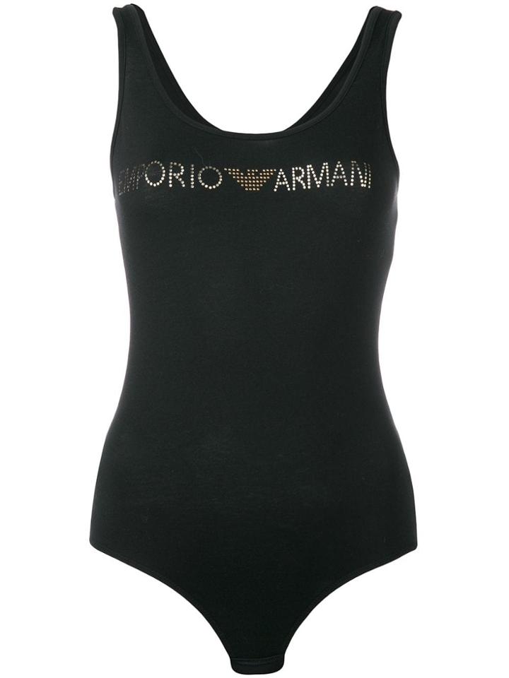 Emporio Armani Open Back Body - Black