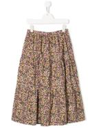 Bonpoint Floral Skirt - Green