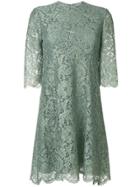 Valentino Lace Mini Dress - Green