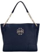 Tory Burch Medium 'britten' Tote, Women's, Blue