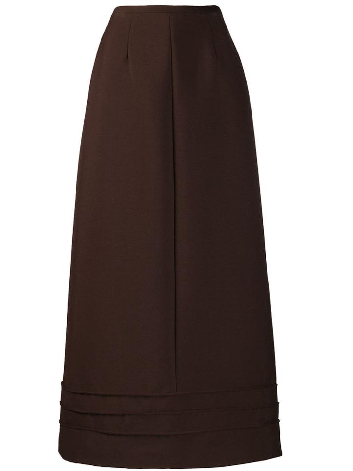 Jean Louis Scherrer Pre-owned '1990s Maxi Skirt - Brown