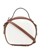 L'autre Chose Raffia Camera Bag - White