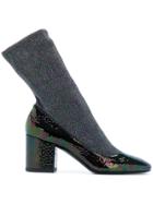 Premiata Glitter Sock Boots - Green