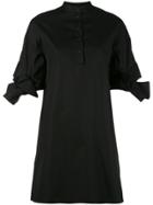 Victoria Victoria Beckham Tie Knot Sleeves Dress - Black