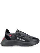 Love Moschino Sequin Embellished Sneakers - Black