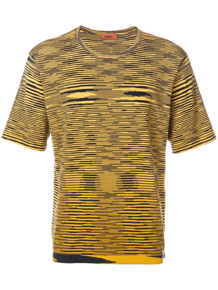 Missoni Mare Patterned T-shirt - Yellow & Orange