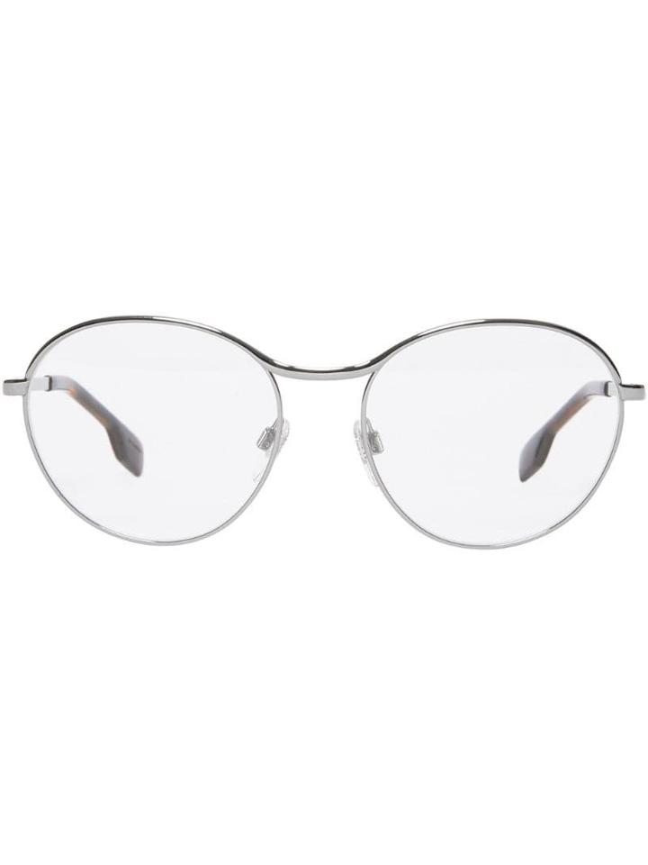 Burberry Eyewear Round Framed Glasses - Grey