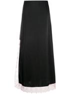 3.1 Phillip Lim Lace Trims Midi Skirt - Black