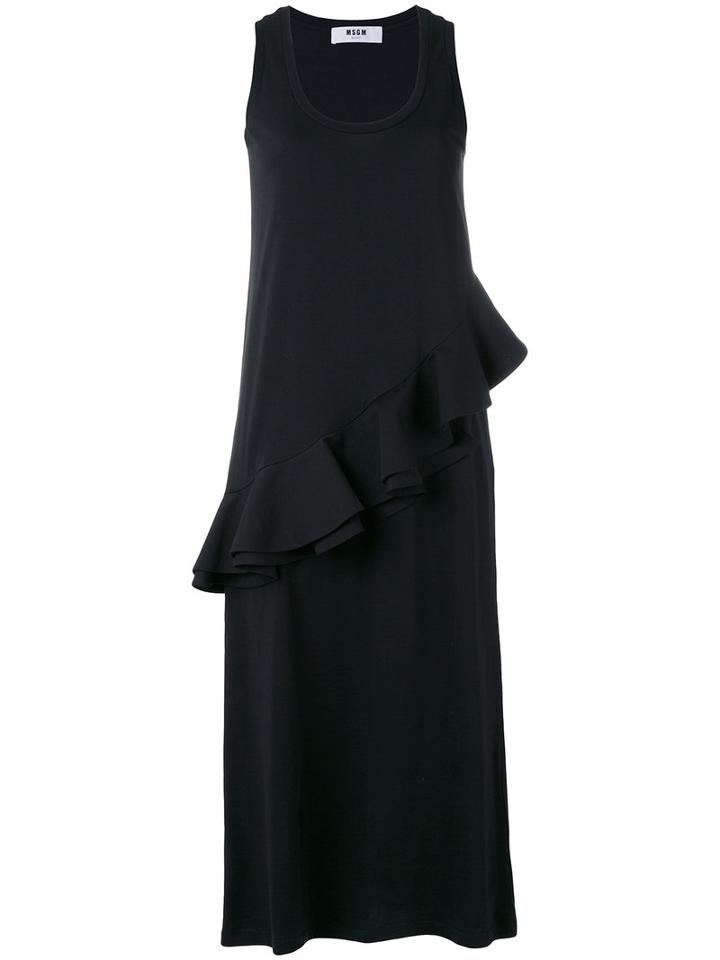 Msgm Tank Dress, Women's, Size: Small, Black, Cotton