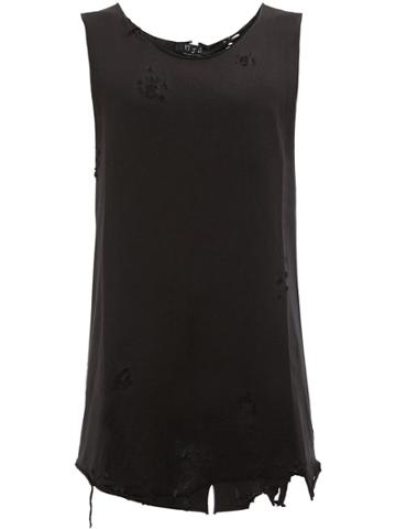 Mjb Contrast Panel Tank - Black