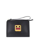 Les Petits Joueurs Jack Open Monster Clutch - Black