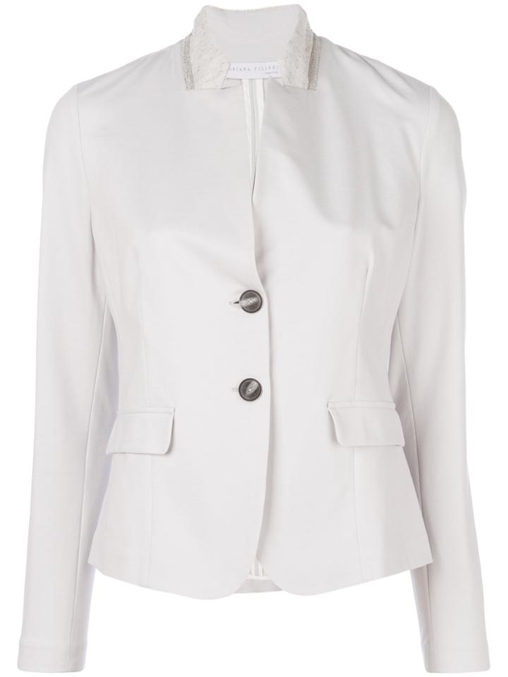 Fabiana Filippi Fitted Blazer - Grey