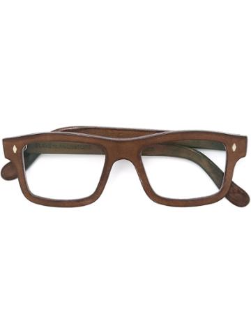 Slave To Ancestors 'silver' Glasses - Brown