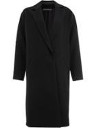 32 Paradis Sprung Frères Classic Midi Coat - Black
