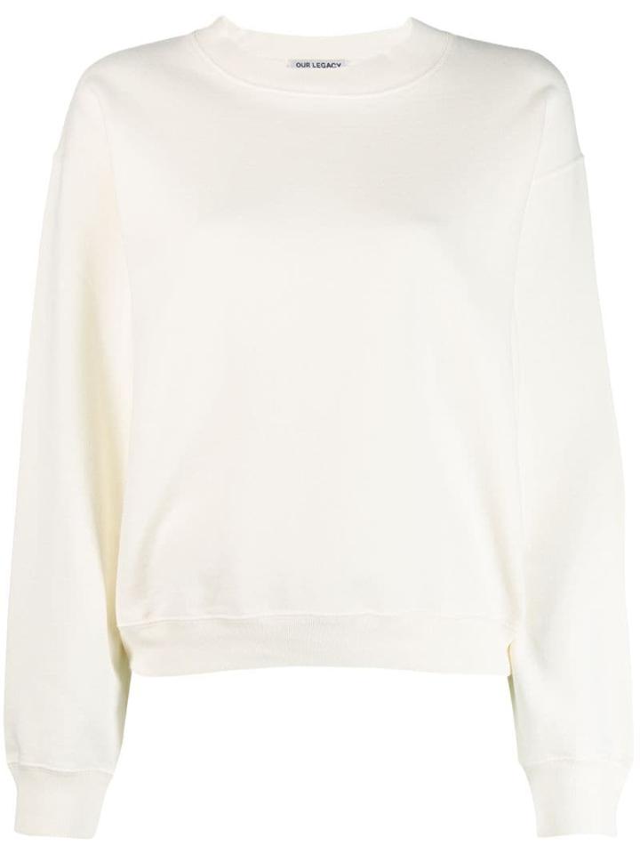 Our Legacy Plain Sweatshirt - White
