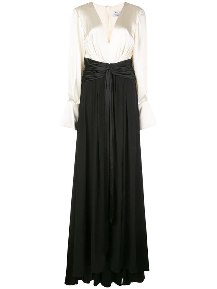 Prabal Gurung Jimili Satin Evening Gown - Black