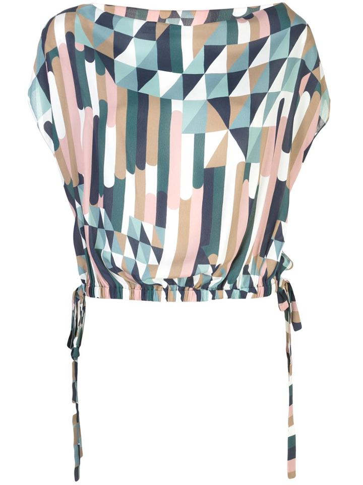 M Missoni Boat Neck T-shirt - Blue