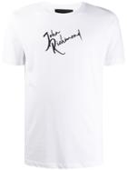 John Richmond Handwritten Logo Print T-shirt - White
