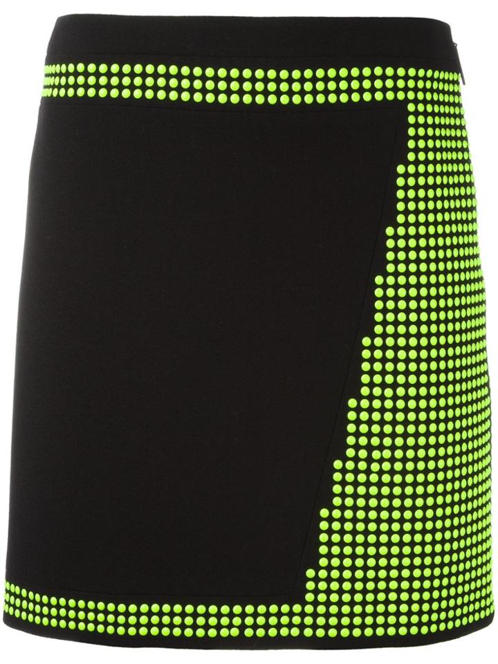 Christopher Kane Mini Studded Skirt - Black