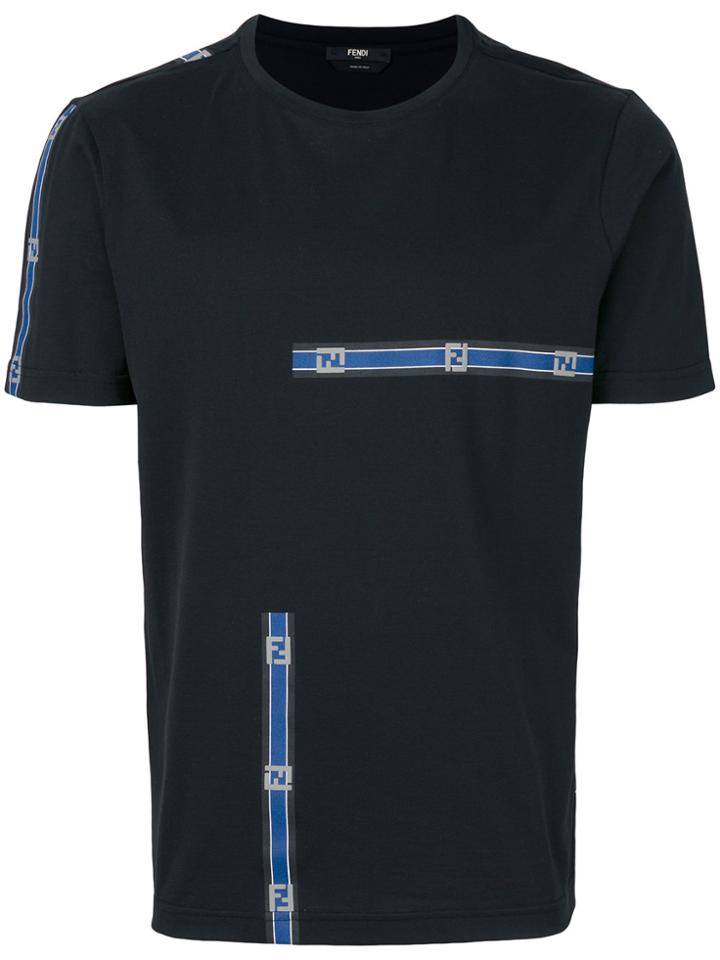 Fendi Ff-logo T-shirt - Black