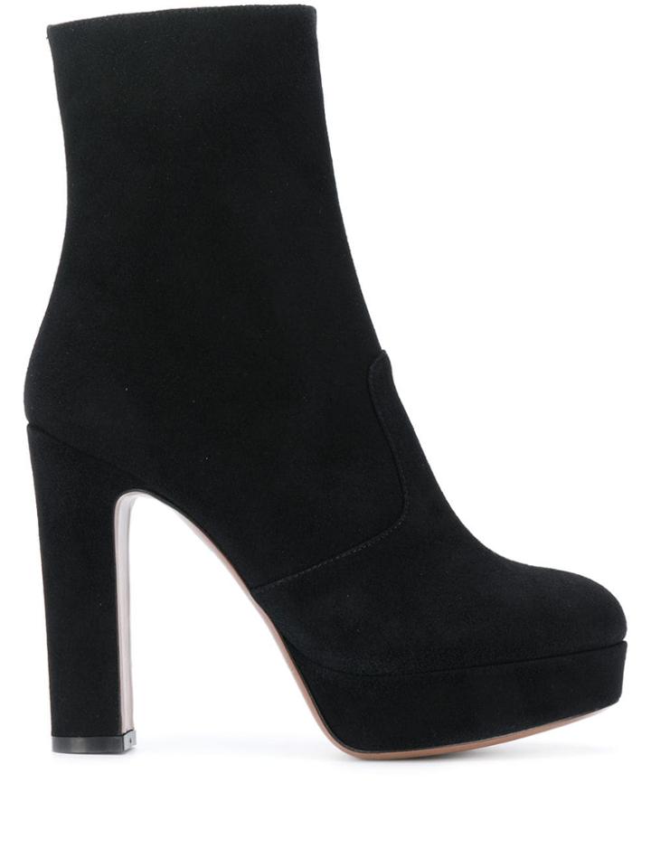 L'autre Chose Camoscio Boots - Black