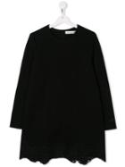 Philosophy Di Lorenzo Serafini Kids Teen Lace Trim Dress - Black