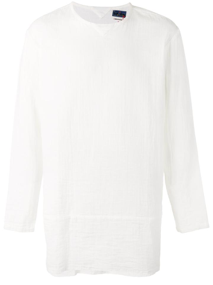 Blue Blue Japan Loose-fit Top - White