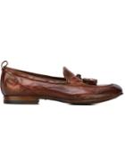 Silvano Sassetti Tassel Loafers, Men's, Size: 7, Brown, Leather