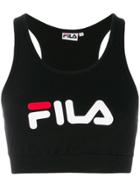 Fila Logo Sports Bra Top - Black