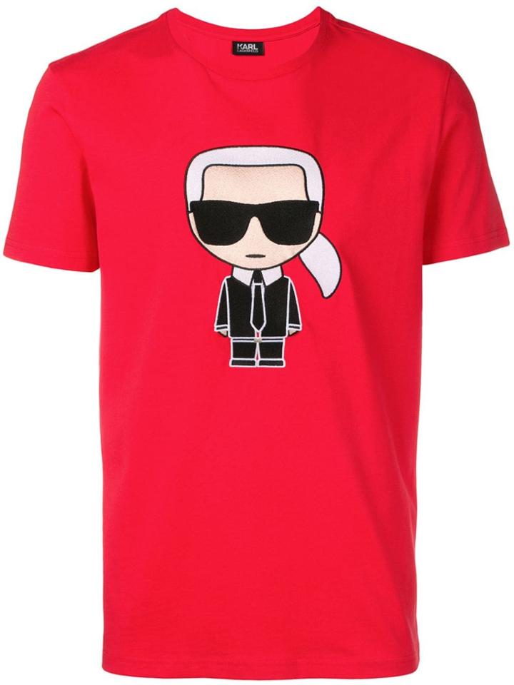 Karl Lagerfeld Karl Print T-shirt - Red