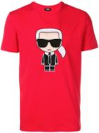 Karl Lagerfeld Karl Print T-shirt - Red