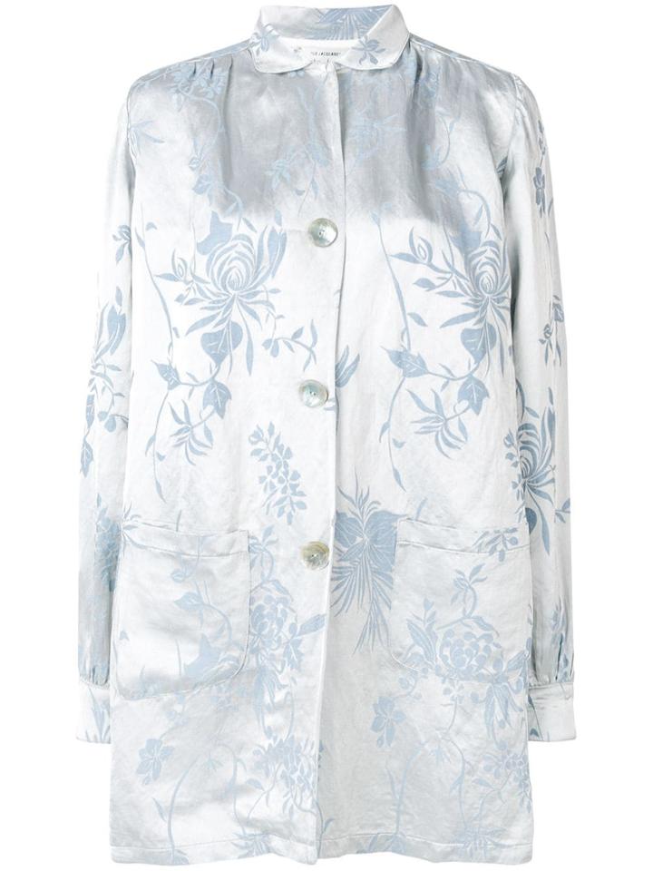 Forte Forte Floral Shirt Jacket - Blue
