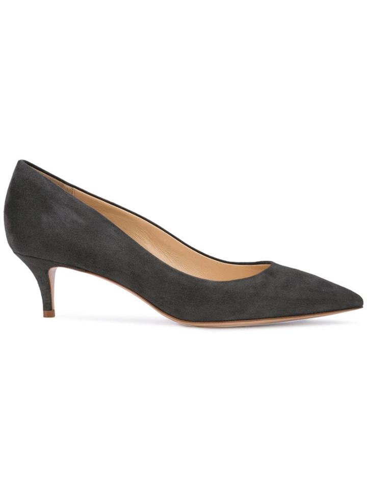 Marion Parke Kitten Heel Pumps - Grey