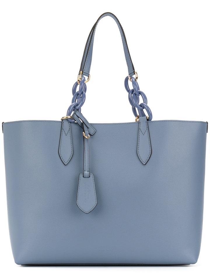 Burberry Lavenby Reversible Tote - Blue